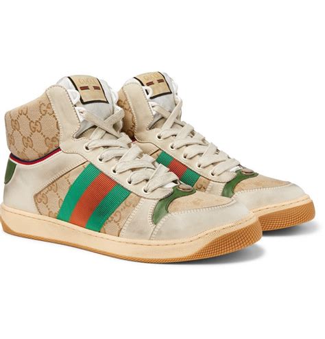 gucci screener high top|gucci sneakers for women.